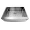 Nantucket Sinks Apron302010SR-16 30 Inch Pro Series Single Bowl Farmhouse Apron Front Stainless Steel Kitchen Sink APRON302010-SR-16 - alternate 6